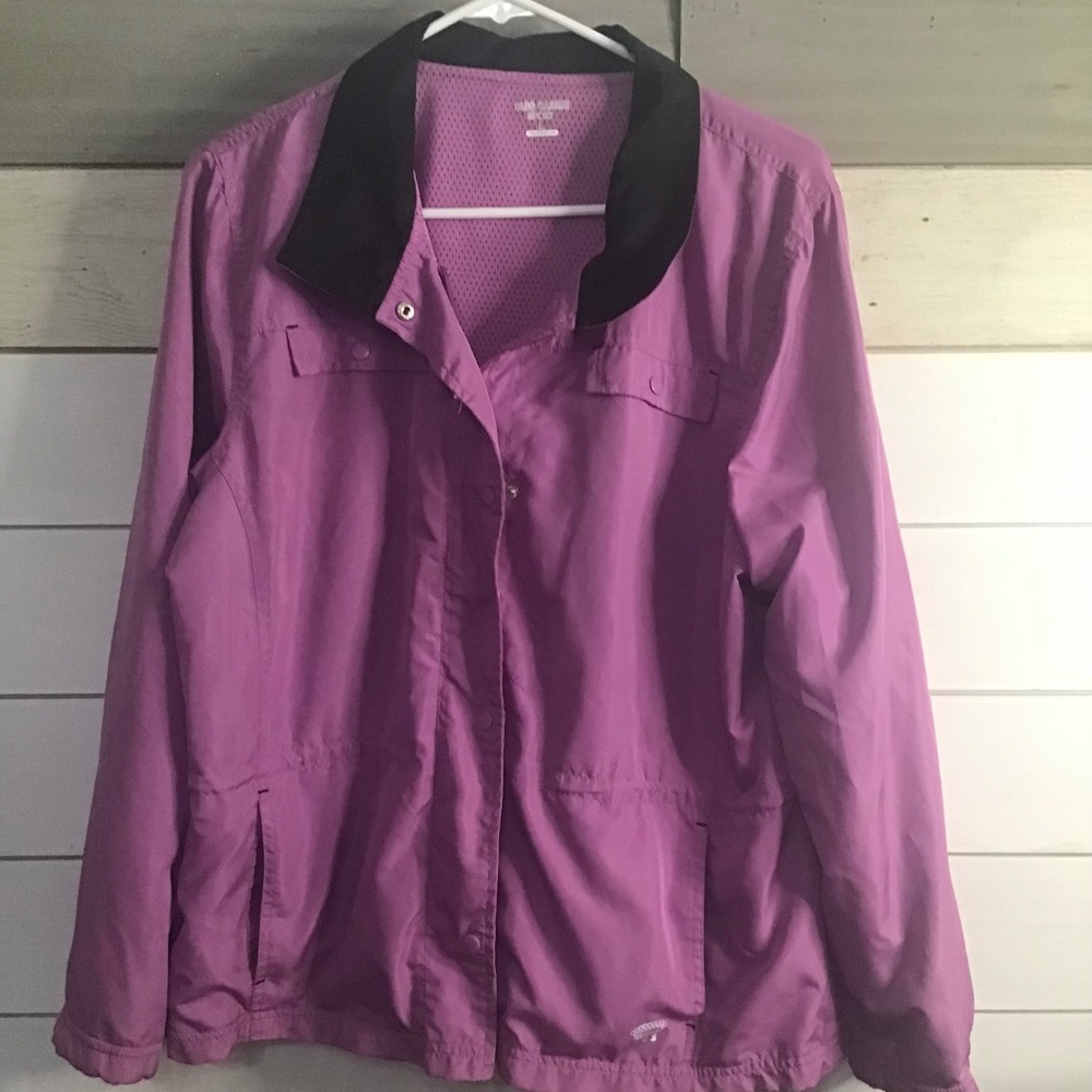 Women’s Wind Breaker By Oleg Cassini Size L